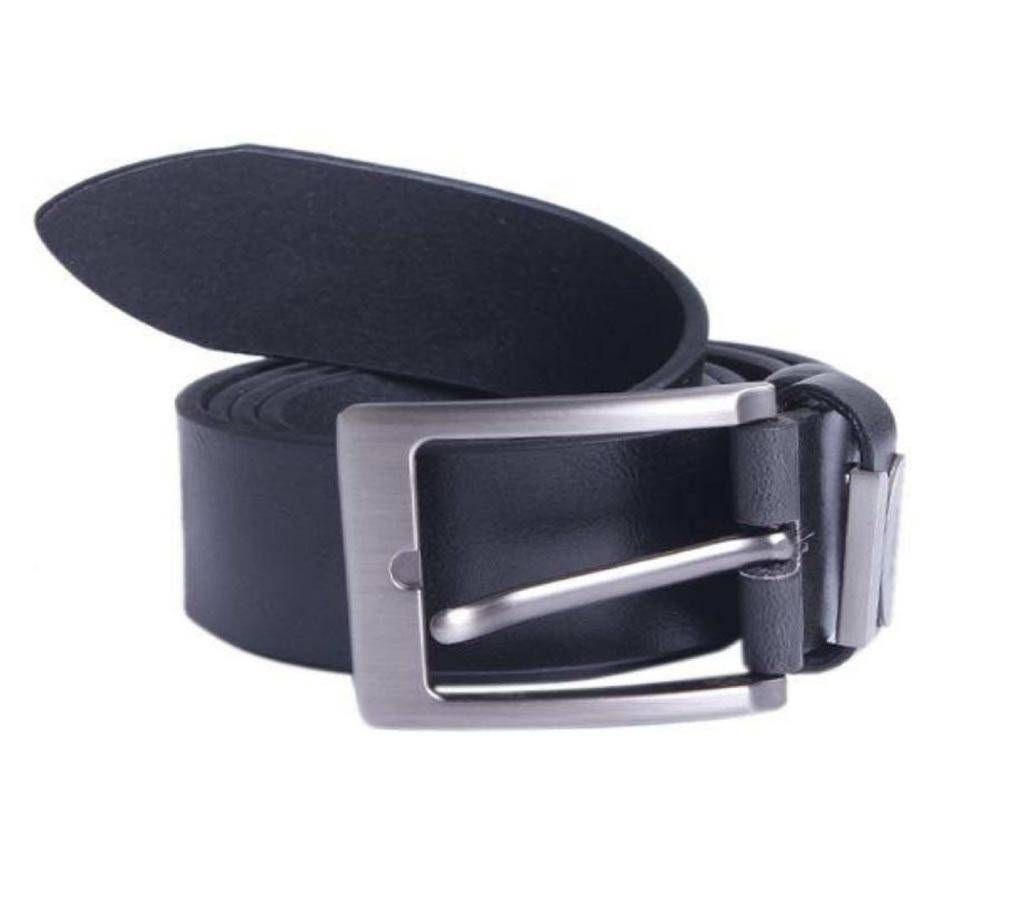 Black PU Leather Belt For Men-CSB-194