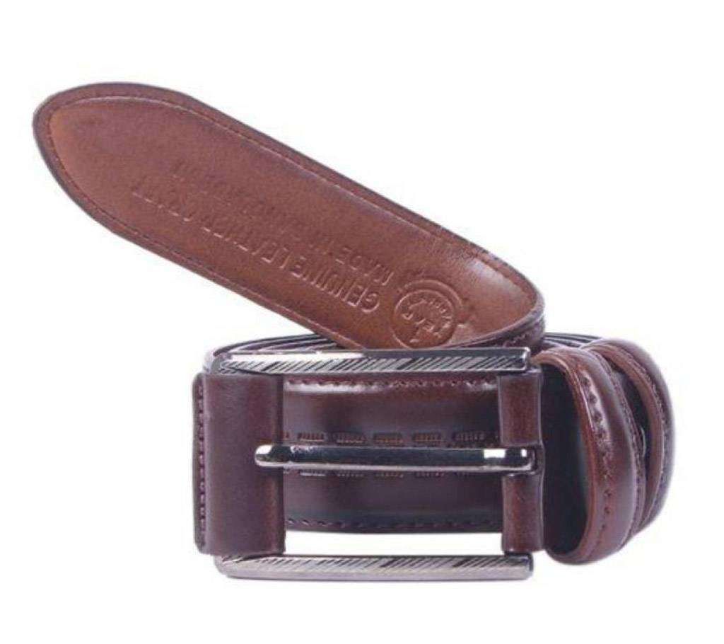 Brown PU Leather Belt For Men-CSB-177