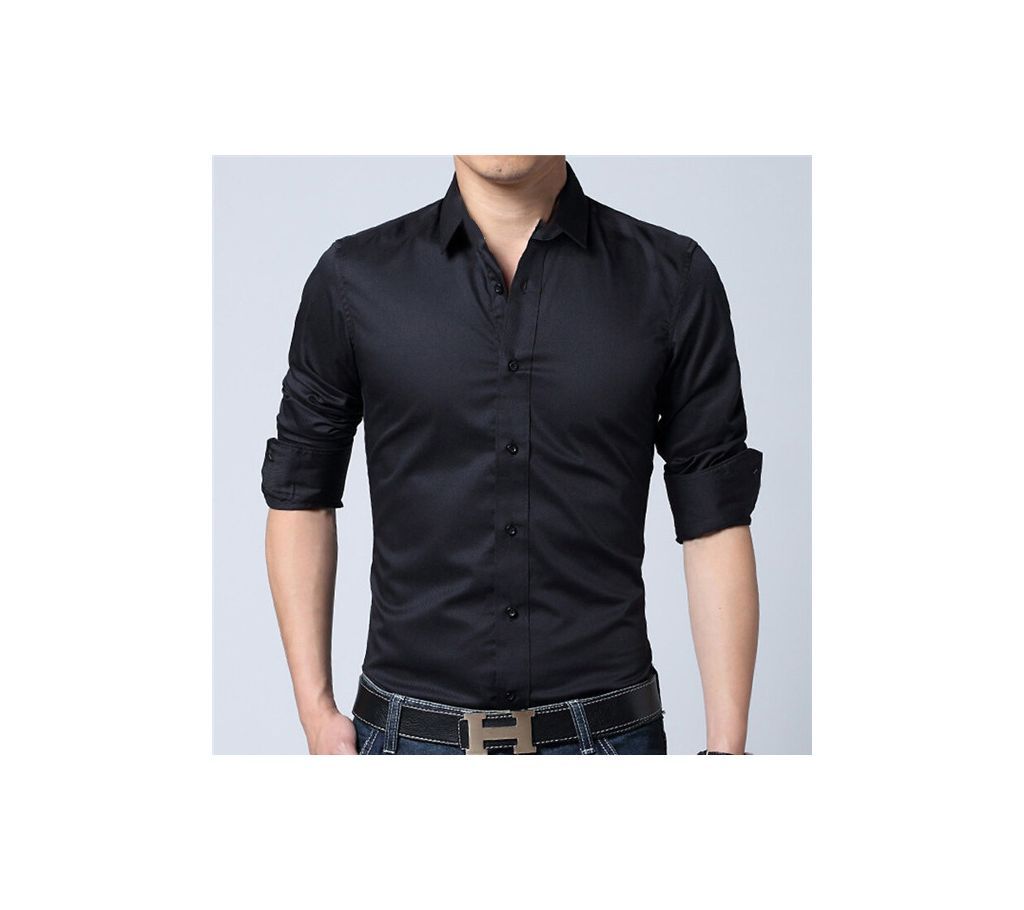 Casual Shirt For Men -Black