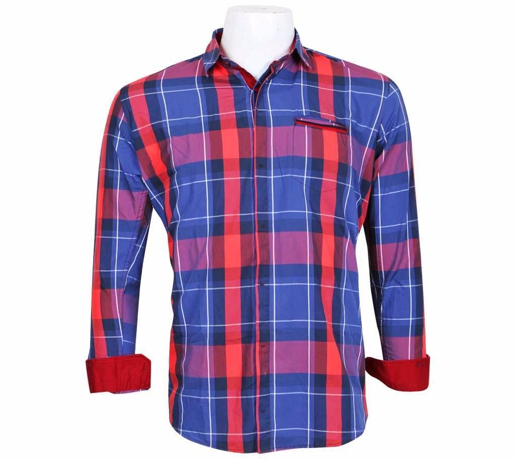 Menz full sleeve check shirt