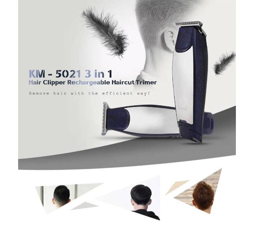 Kemei KM-5021 Electric Rechargeable Hair Clipper