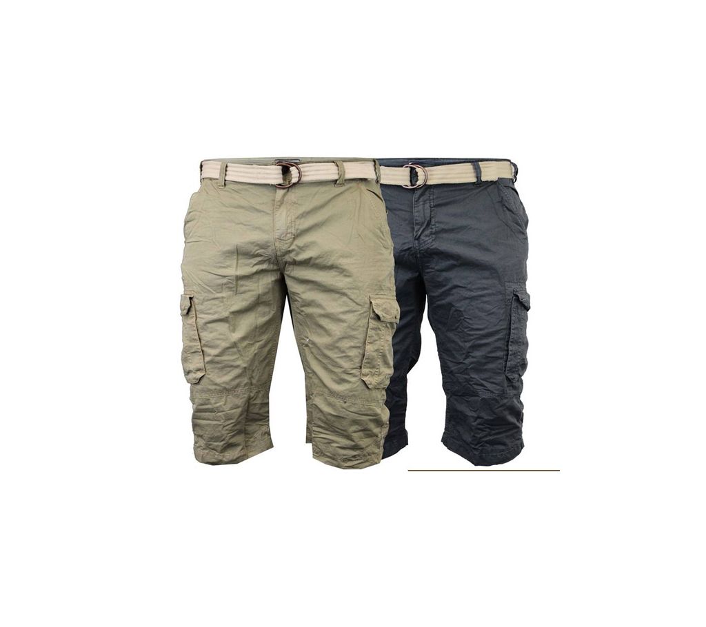 Mens Three Quarter Pant Combo 2pcs