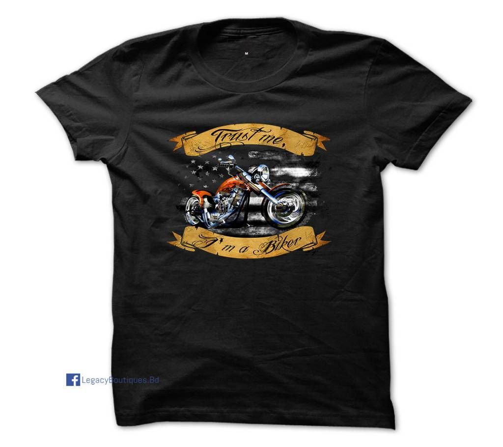Trust Me I am a Biker Men's Half Sleeve T-shirt