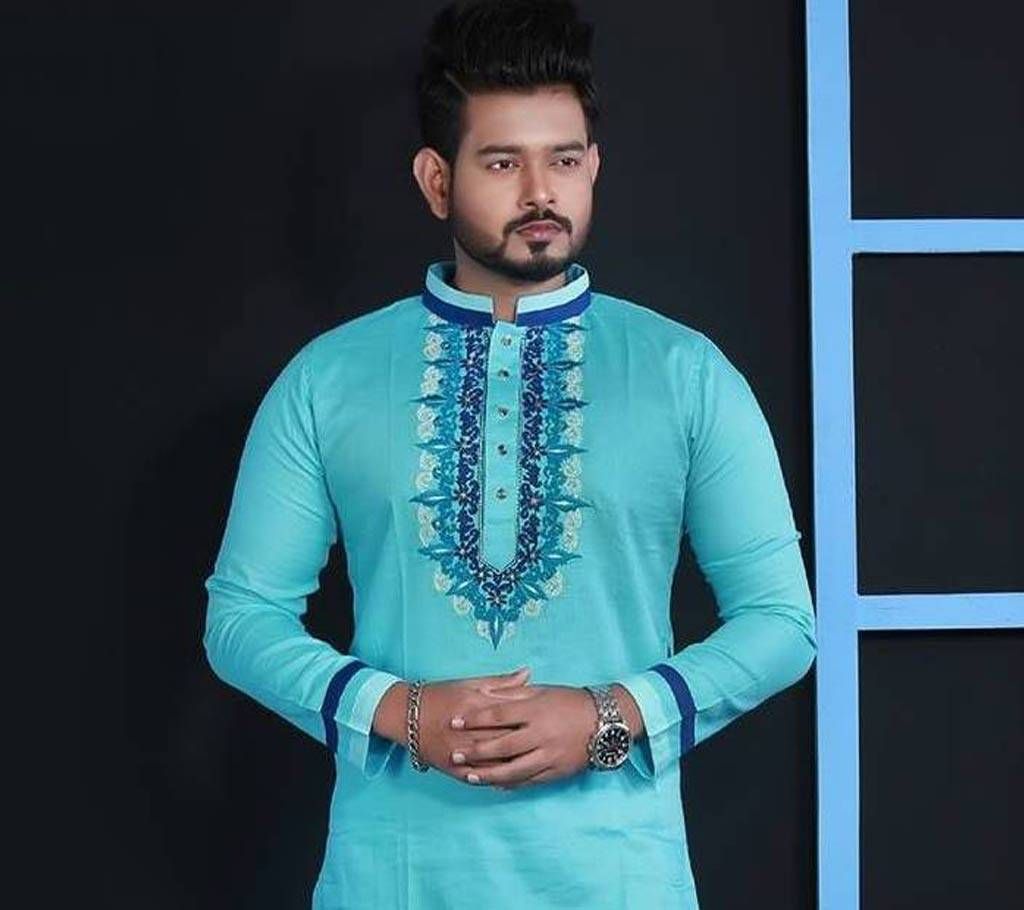 Block printed Cotton Punjabi