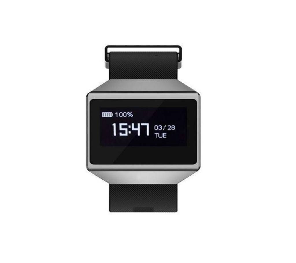 CK12 Electro cardiogram Smart watch - Black