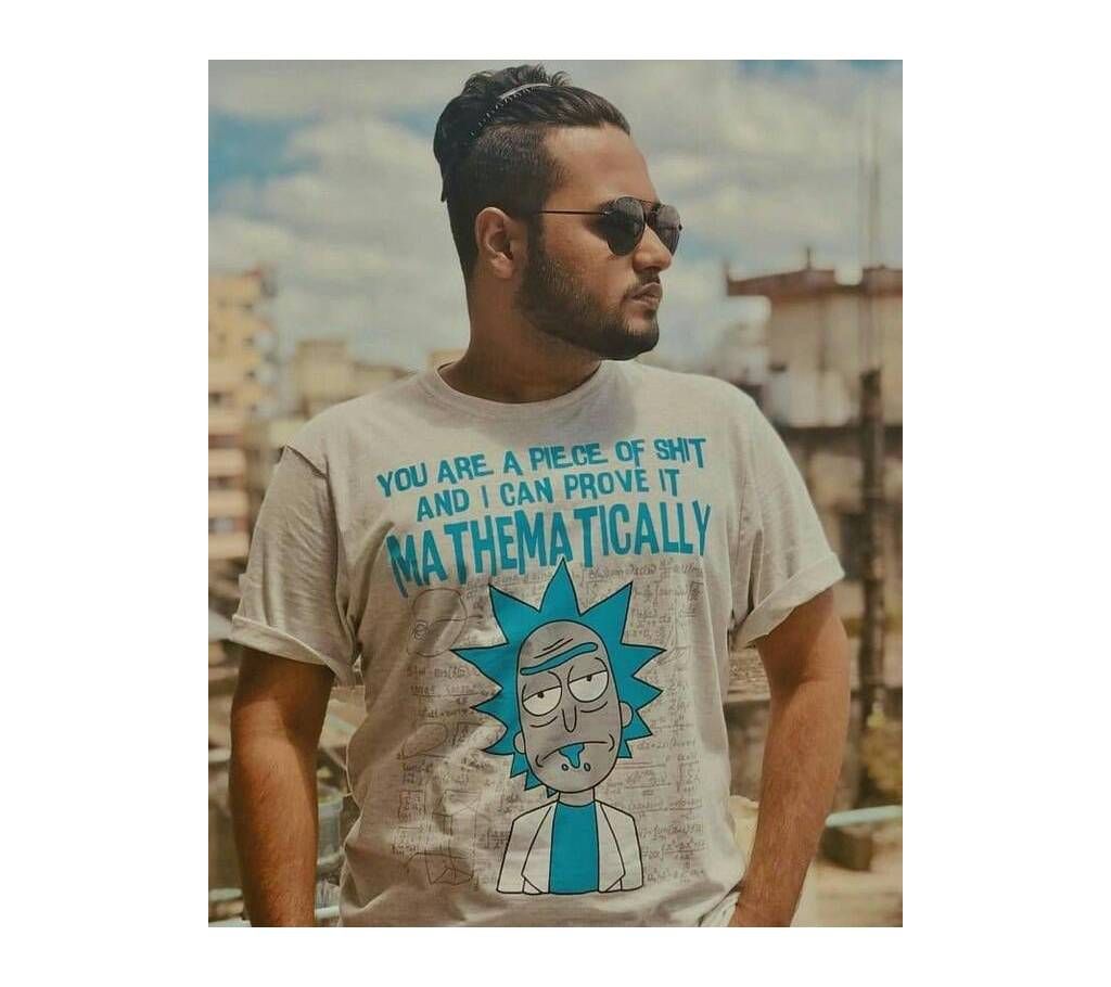 unisex You are a piece of shit and I can prove it mathematically t shirt by Indigo