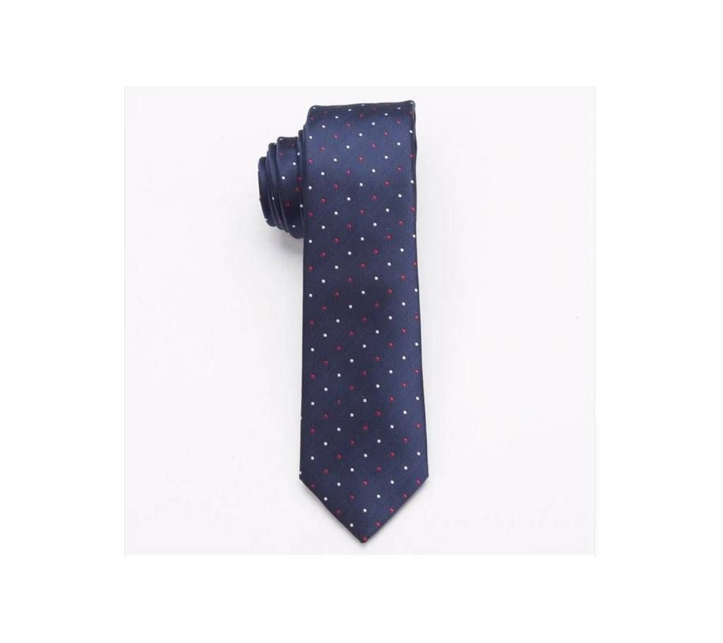 Polyester Black Dot Tie