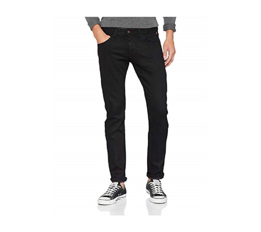 Denim pant black color for men camel active branded
