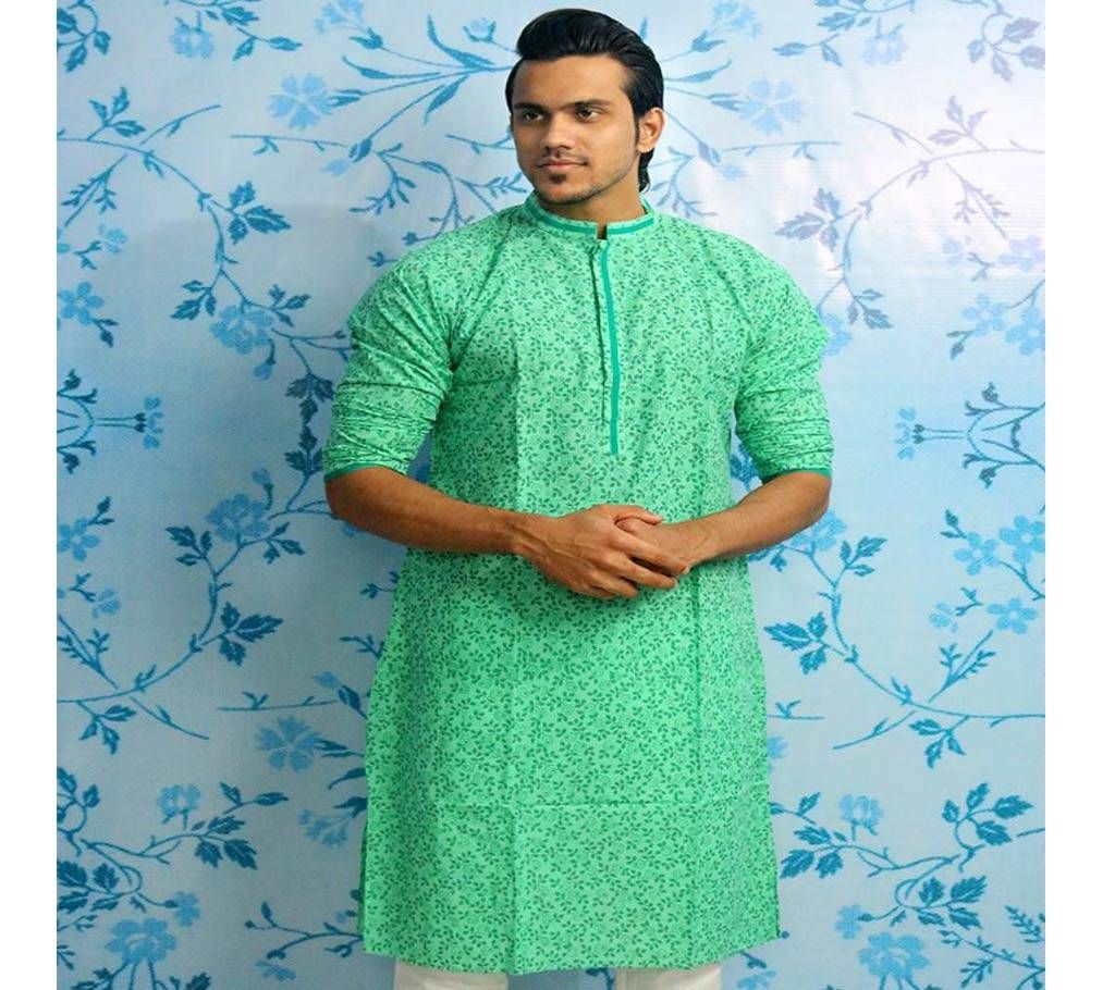 Men's Cotton Semi Long Panjabi by Ritzy