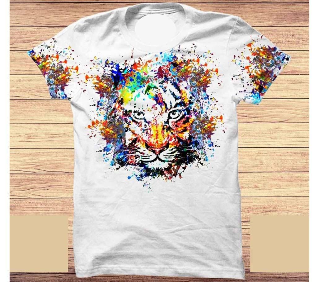 Tiger Menz Round Neck T Shirt