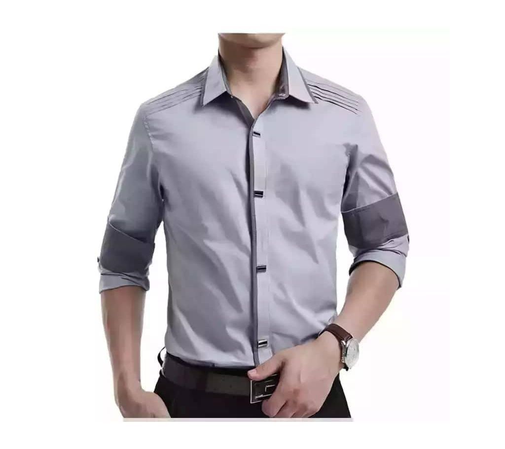 Gray Causal Shirt For Man