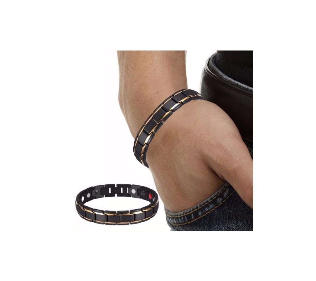 Arthritis Twisted Healthy Magnetic Stainless Steel Bracelets for Men