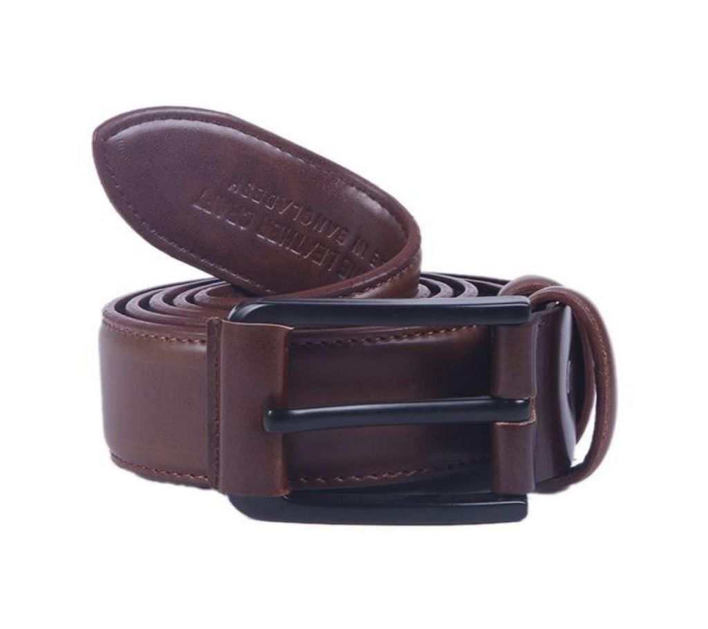 Dark Brown Leather Casual Belt For Men-CSB-193