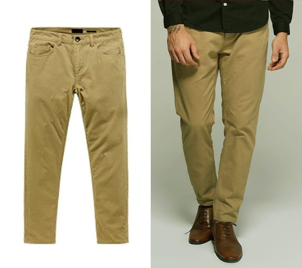 Alcott Non Stretch Chinos Pant CAP-Light Khaki (Copy)