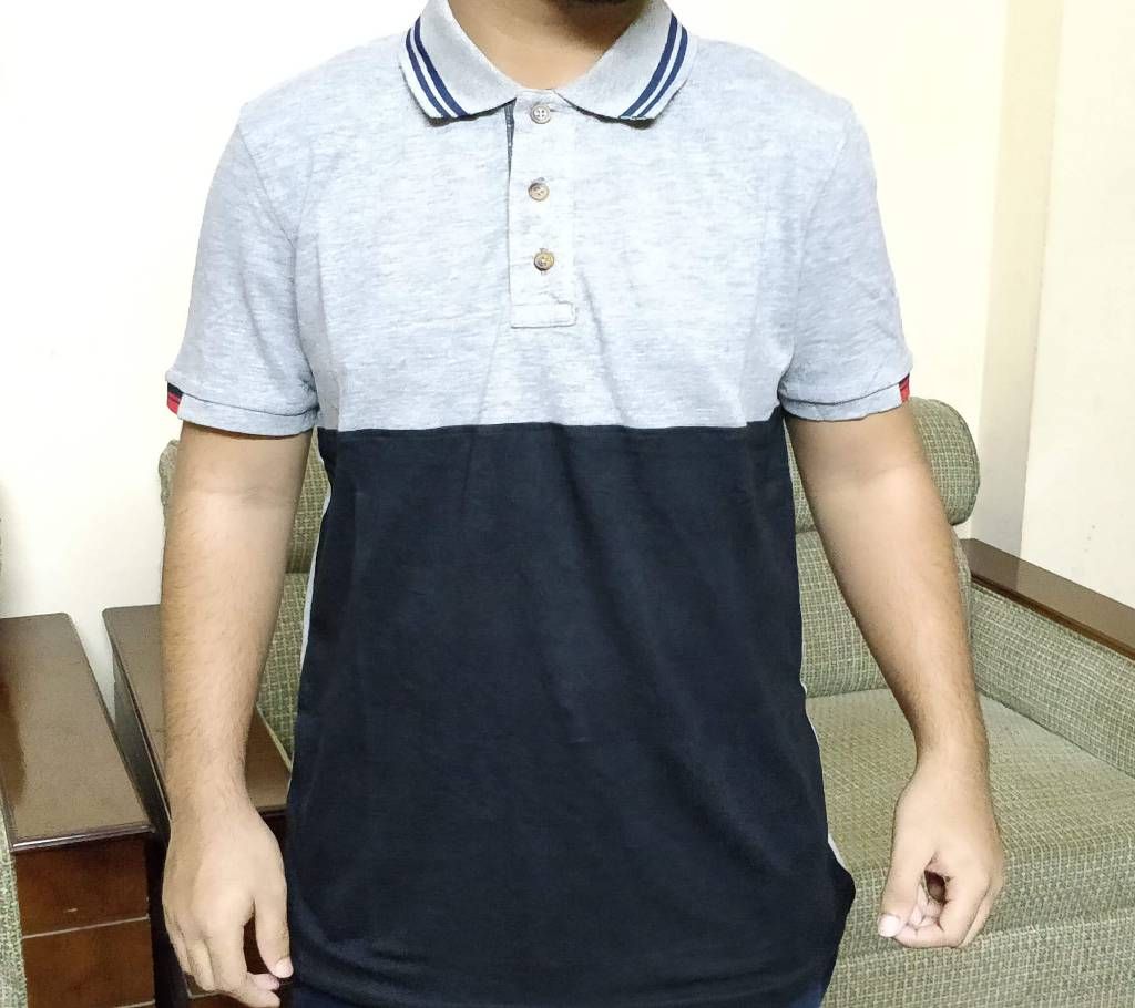 Ash, Black stripe polo shirt