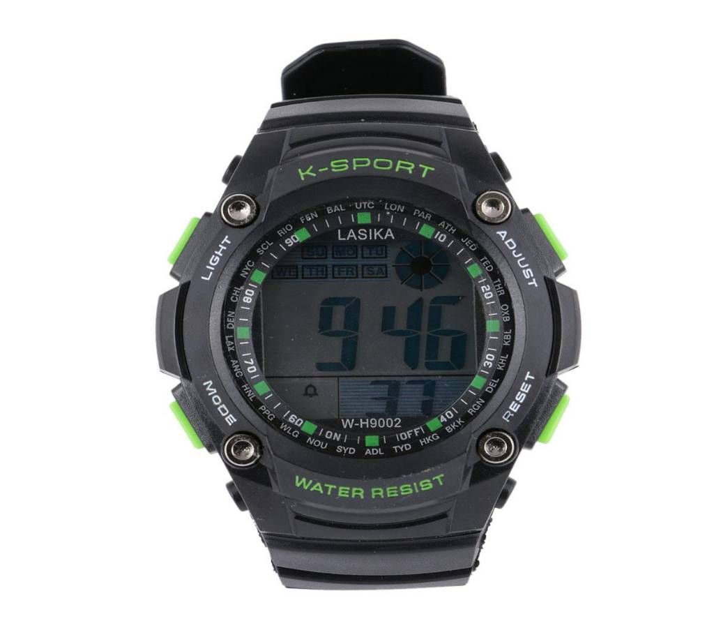 Digital Wrist Watch for Men-Black