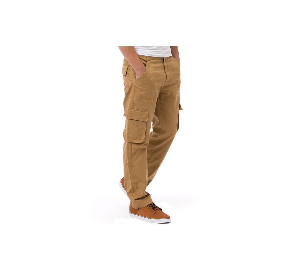 Khaki Color Six Pocket Chino Gabardine Pant for Menz 