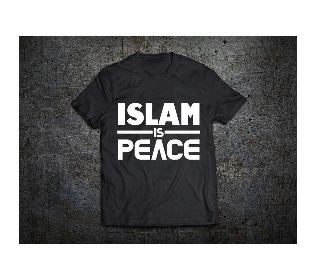 Peace Gents Half Sleeve Cotton T-Shirt