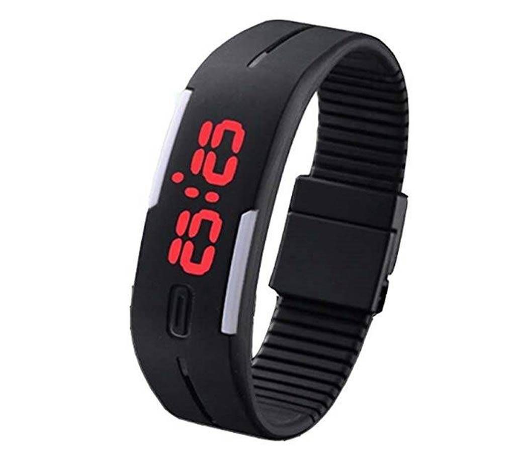  Silicone LED Sports Digital Wrist Watch