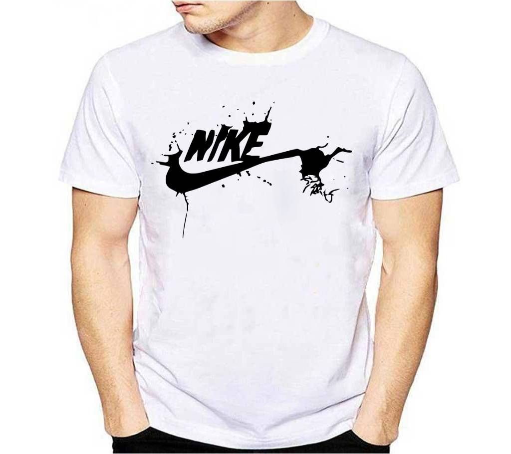 Half Sleeve Cotton T Shirt Nike