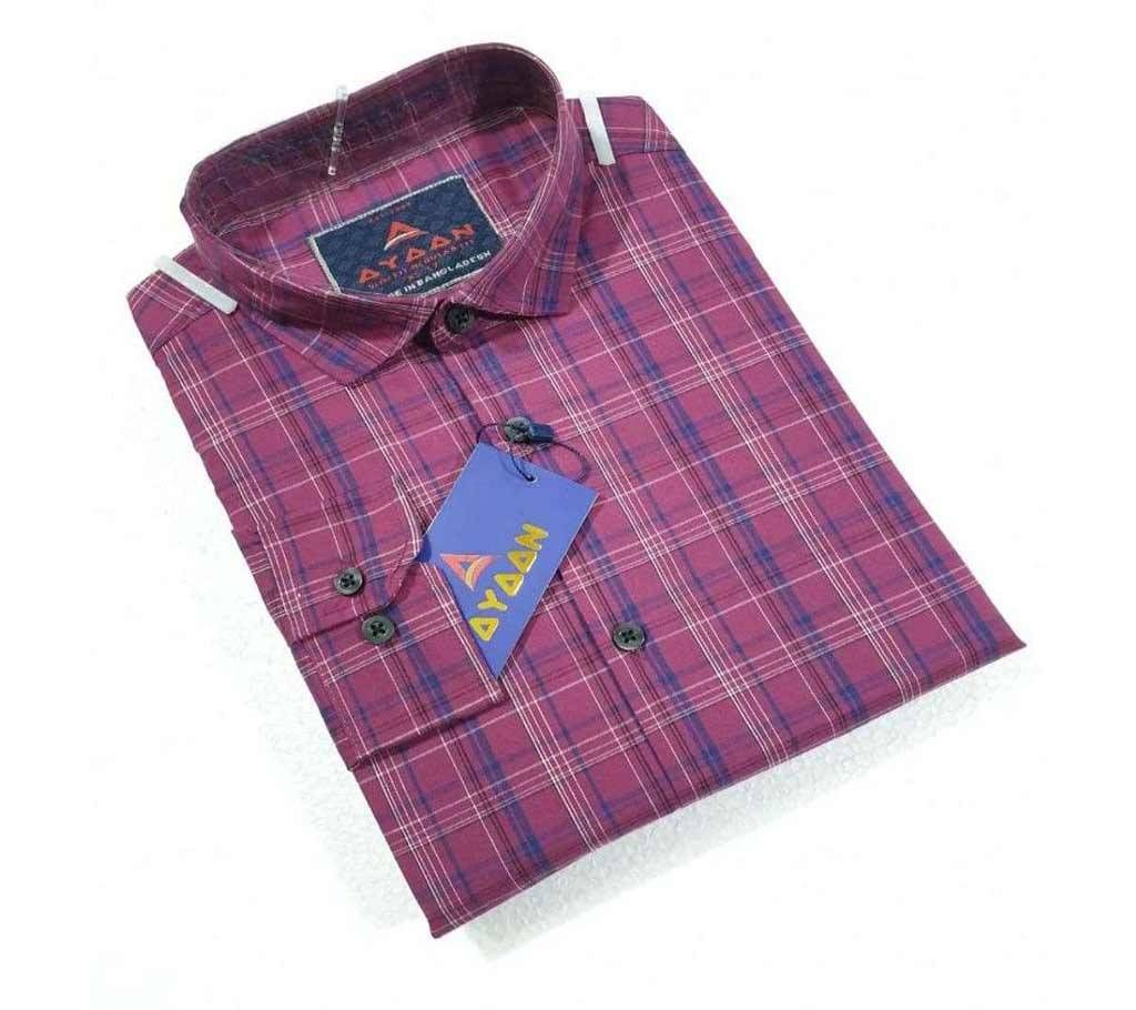 Mens Cotton Check Shirt 