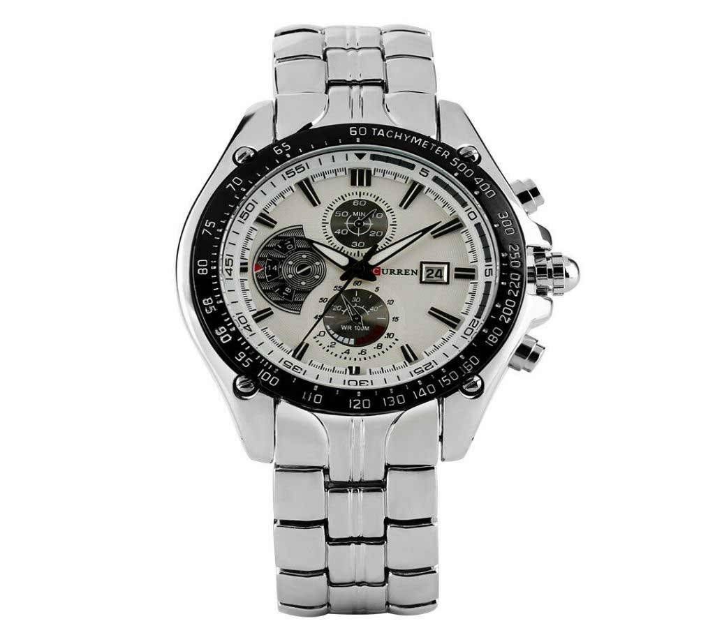 CURREN 8083 WATCH FOR MEN SILVER