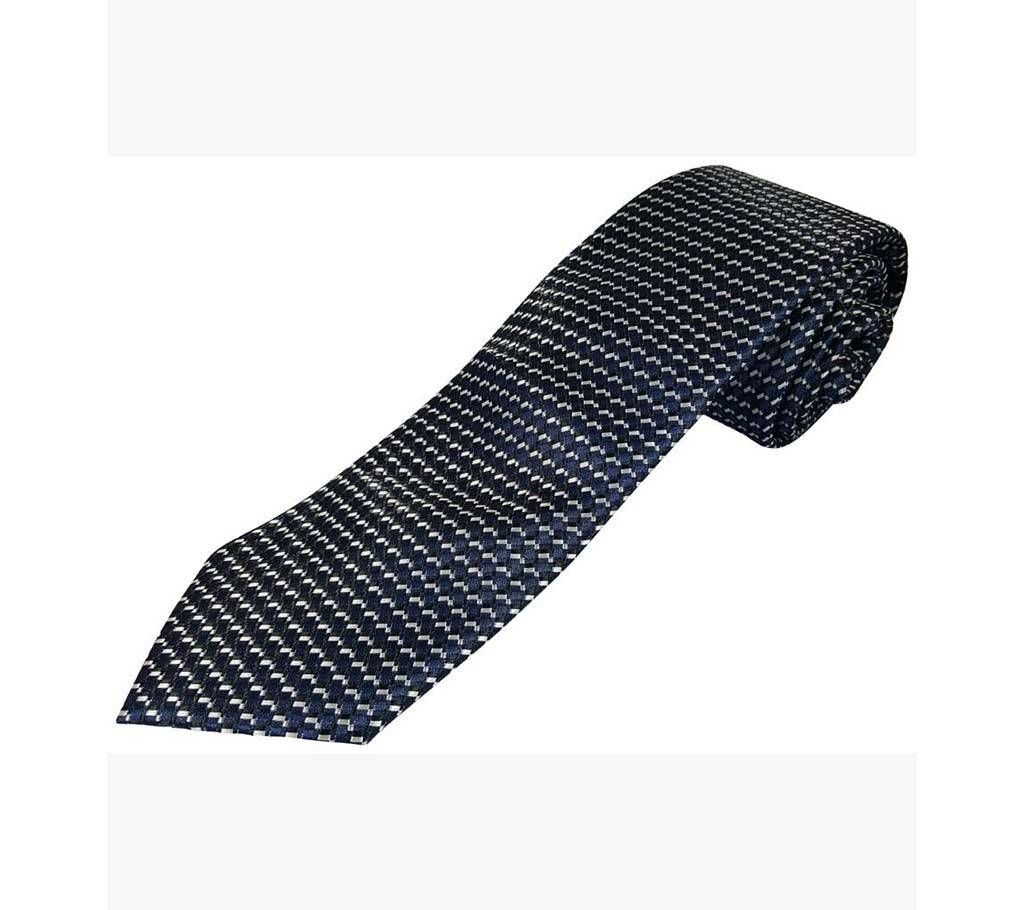 Official white patent silk tie 