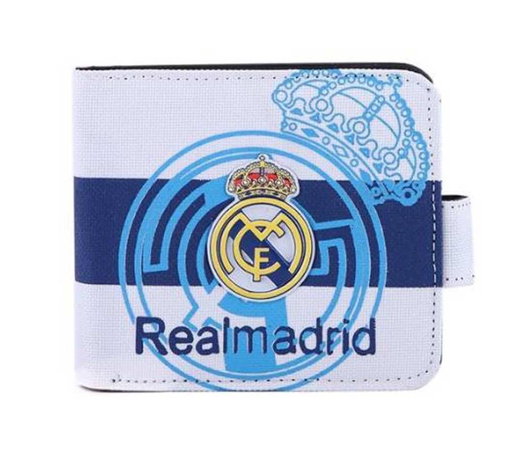 Stylish Wallet For Men - White and Blue