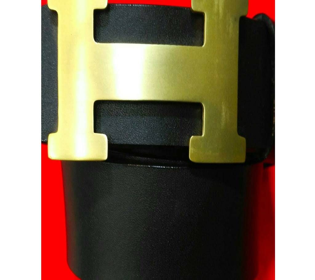 H casaul leather belt 