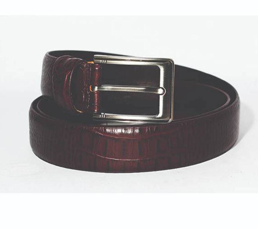 Crocodile leather Belt