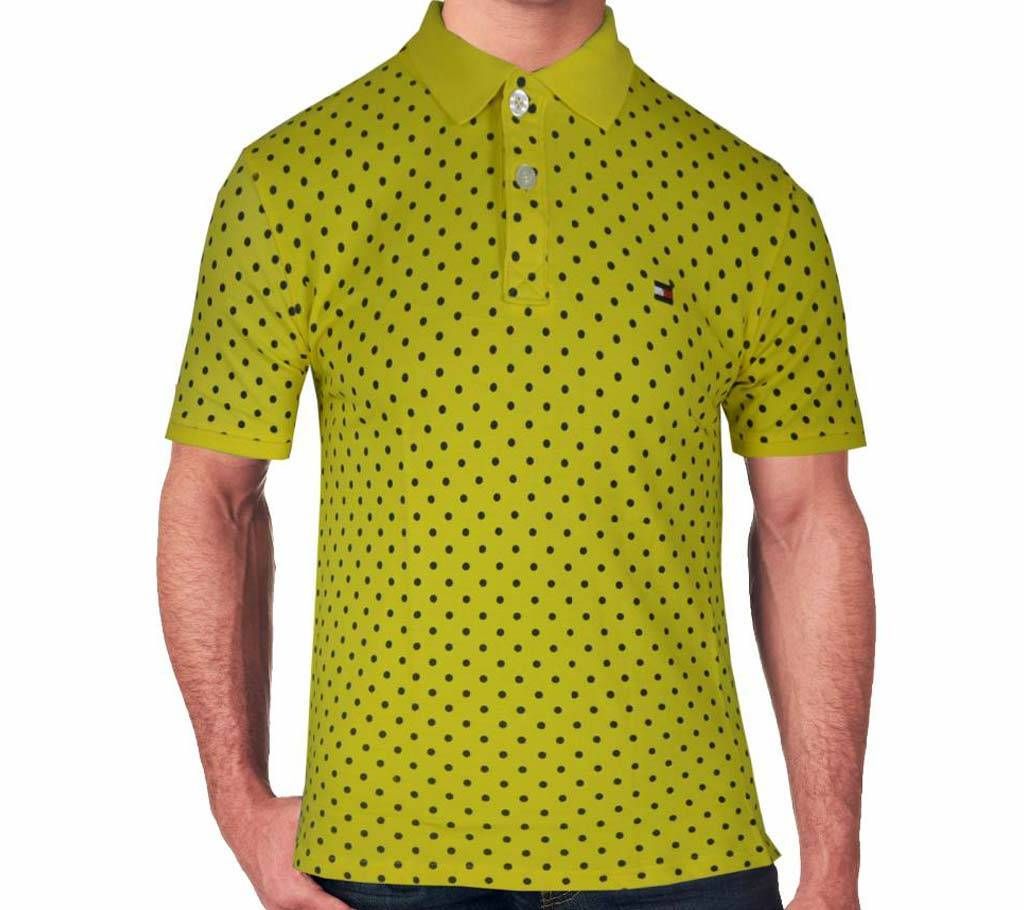 gents half sleeve printed polo shirt 