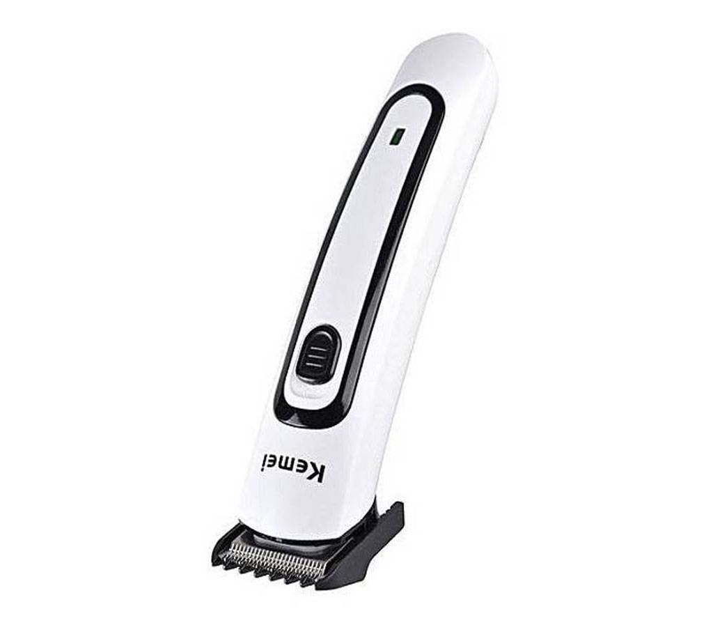 KM-2169 Rechargeable Electric Trimmer For Men - White
