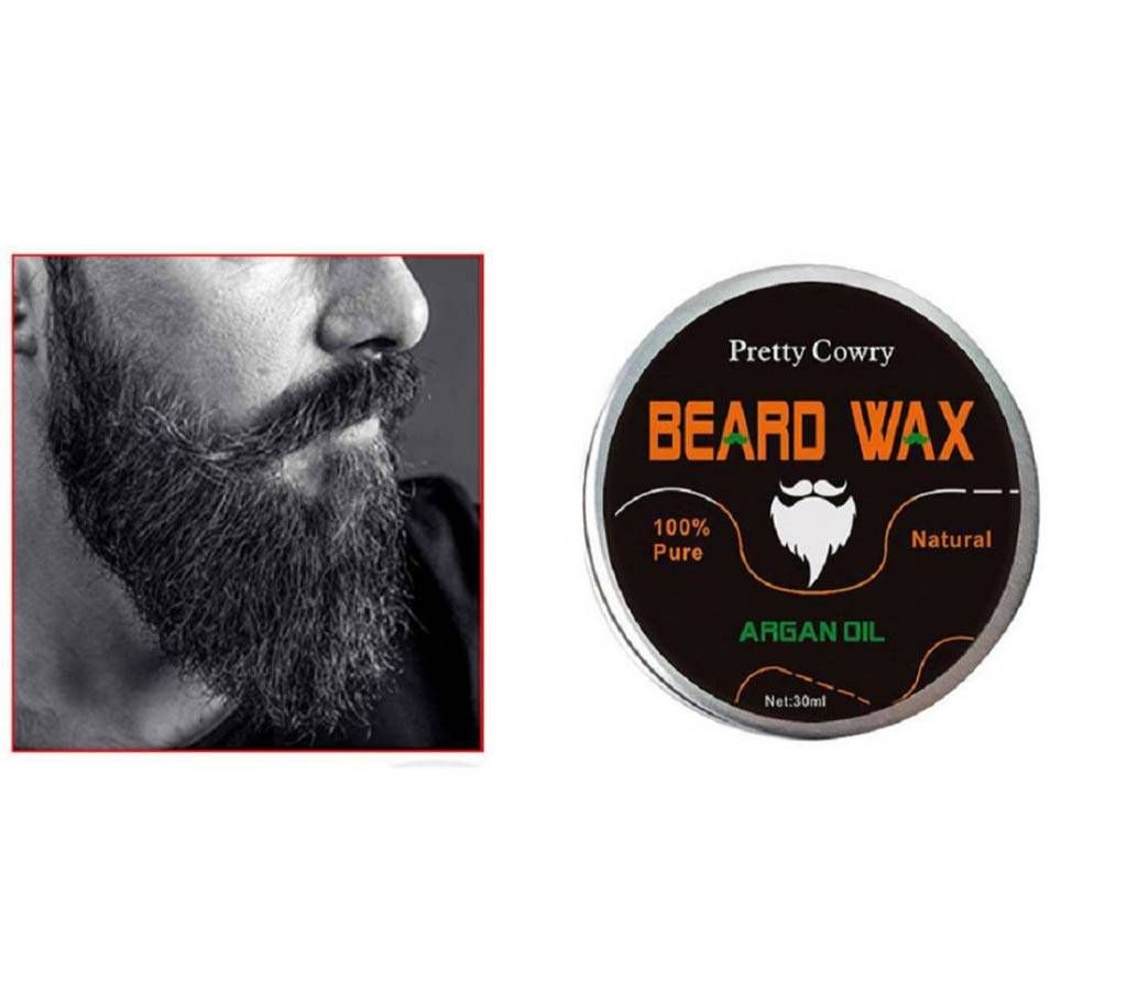 Pretty Cowry Mustache Cream Moisturizing Smoothing Beard Care Wax 30ml China