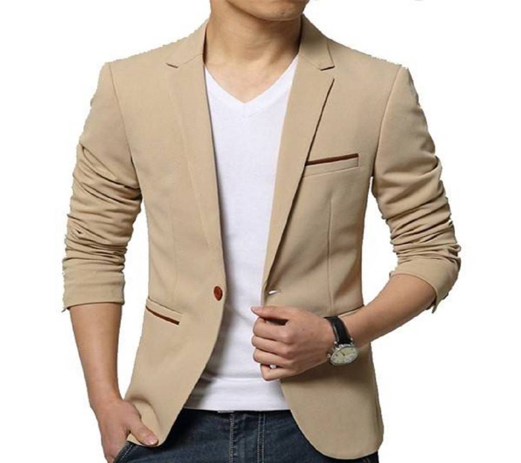 Off White Sinthetic Casual Blazer