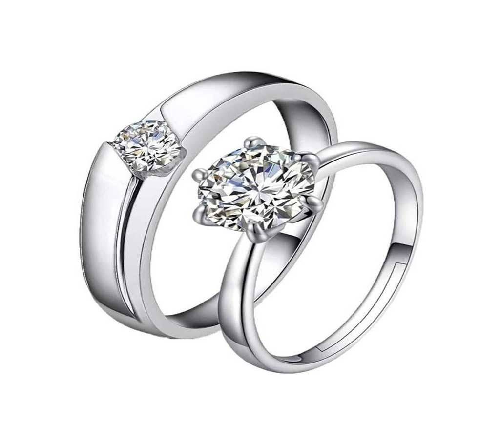Couple Crystal Finger Ring