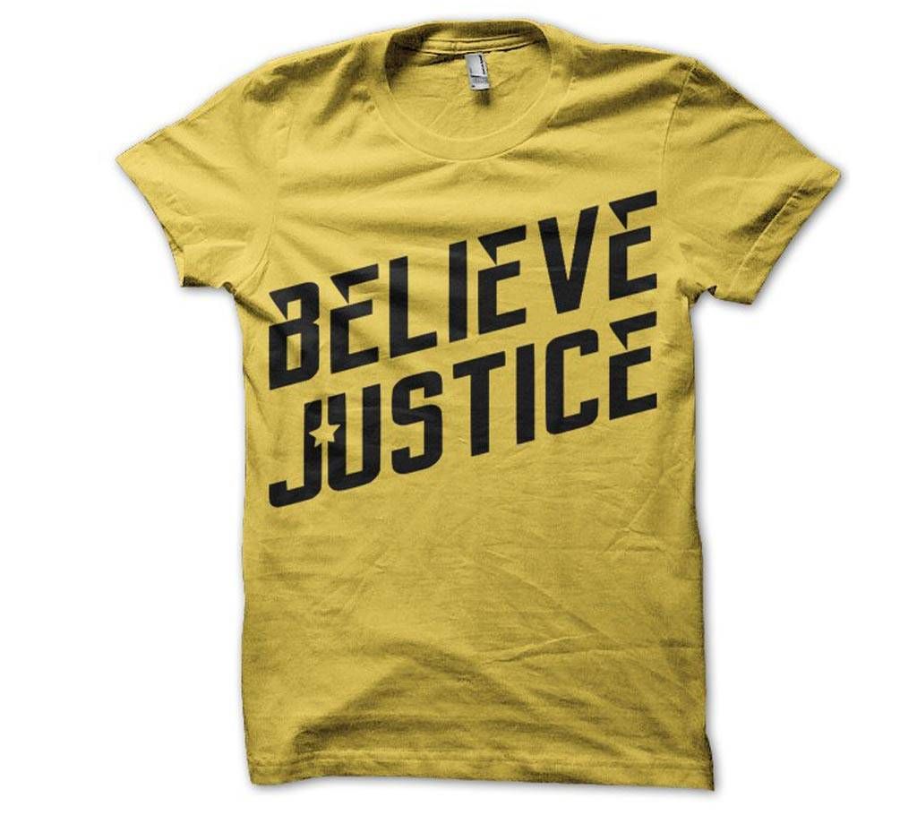 Gents Summer T-Shirt - Believe Justice