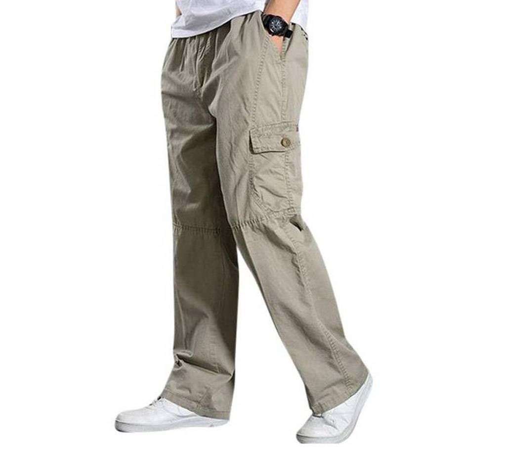 Ash  Printed Twill Cargo Pant for Men