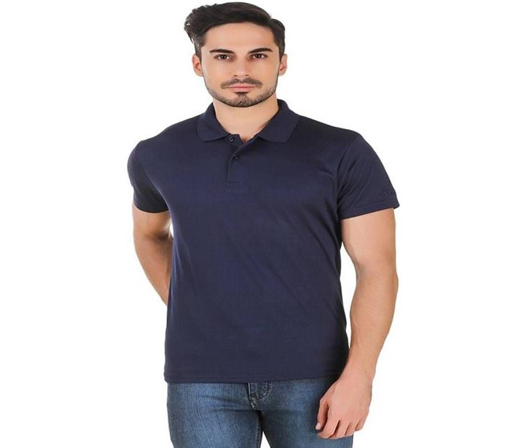 Navy Blue Polo Shirt for Men
