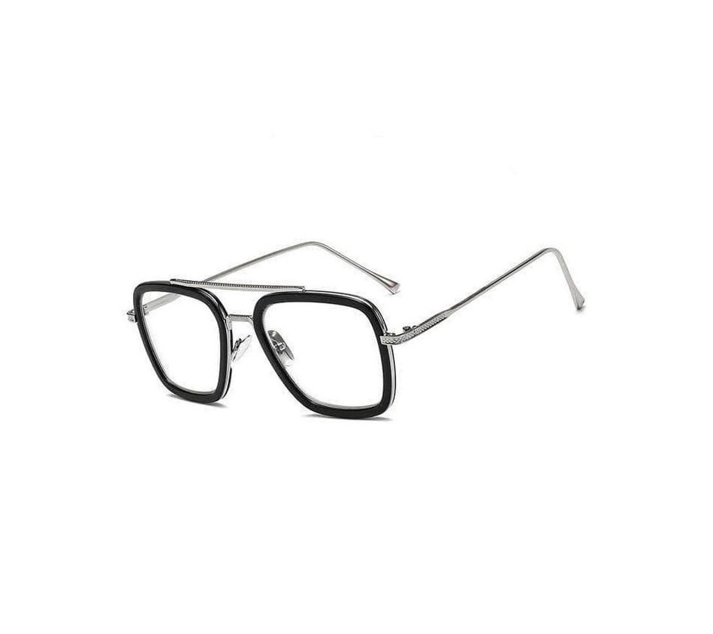 1Black And Silver Steel Tony Stark Iron Man Cutout Sunglass for Men  SKA