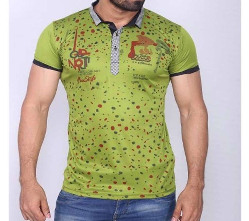 Chaines  Half Sleeve Polo Shirt For Men
