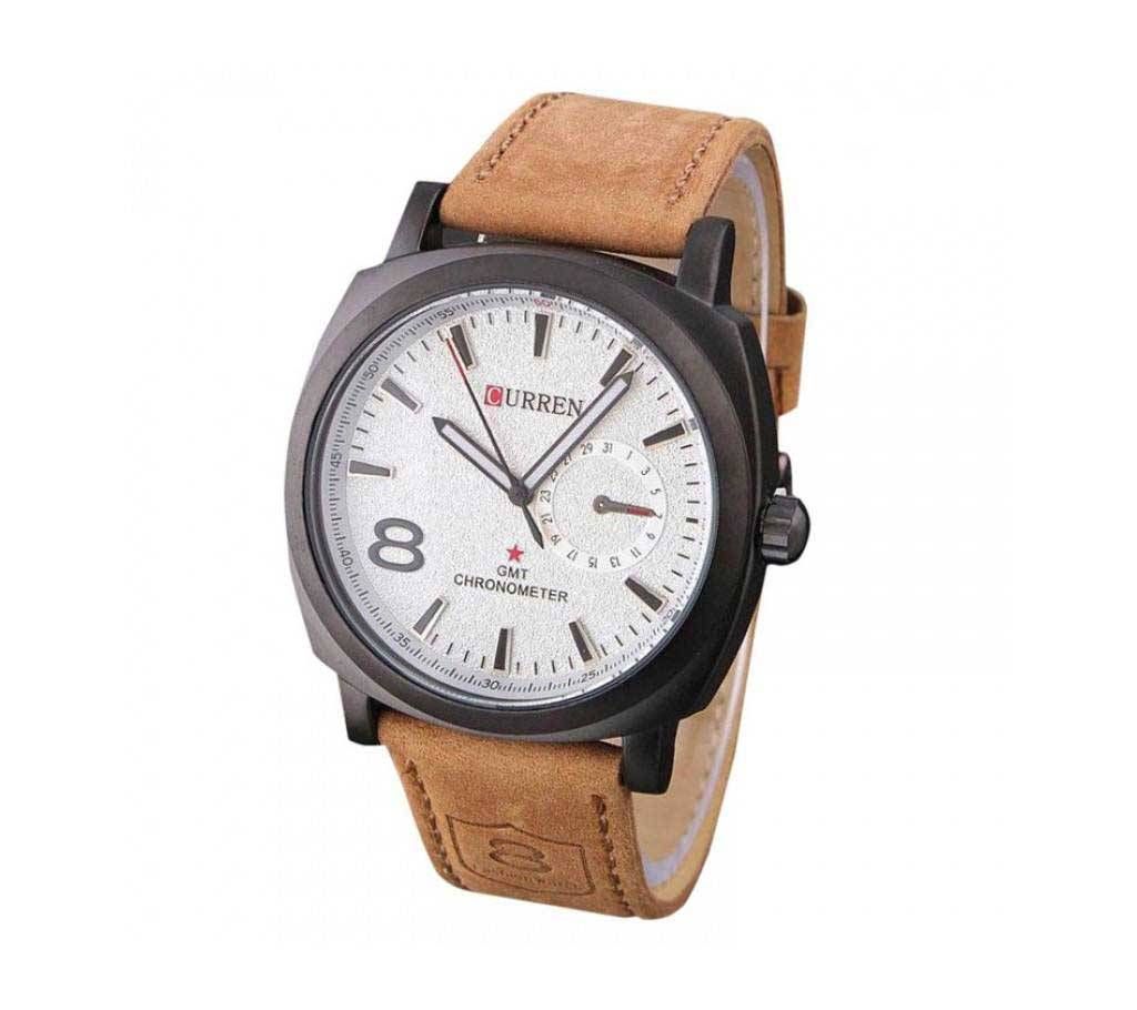 Curren Brown Analog Watch
