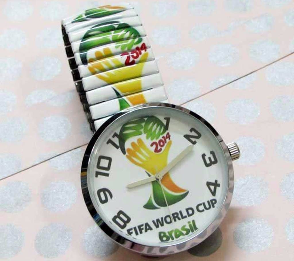 World Cup Wrist Watch- White