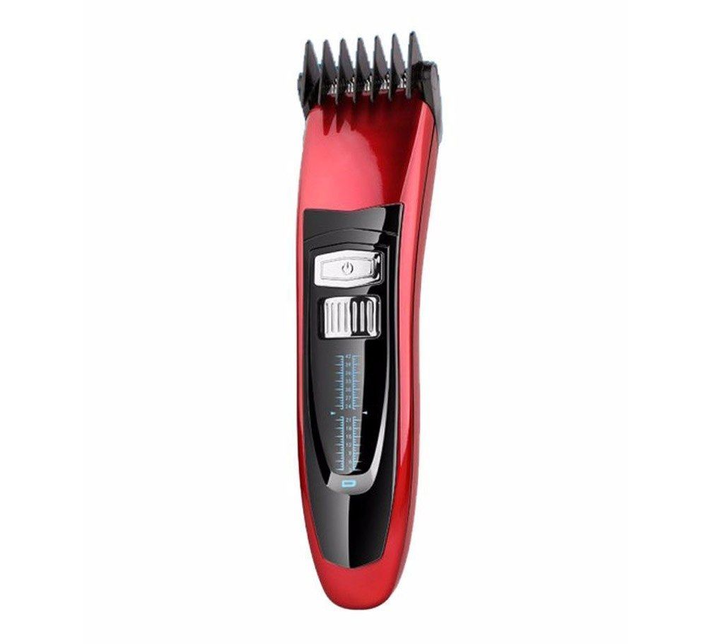 Kemei KM-8382 Professional Shaving Trimmer - Red and Black