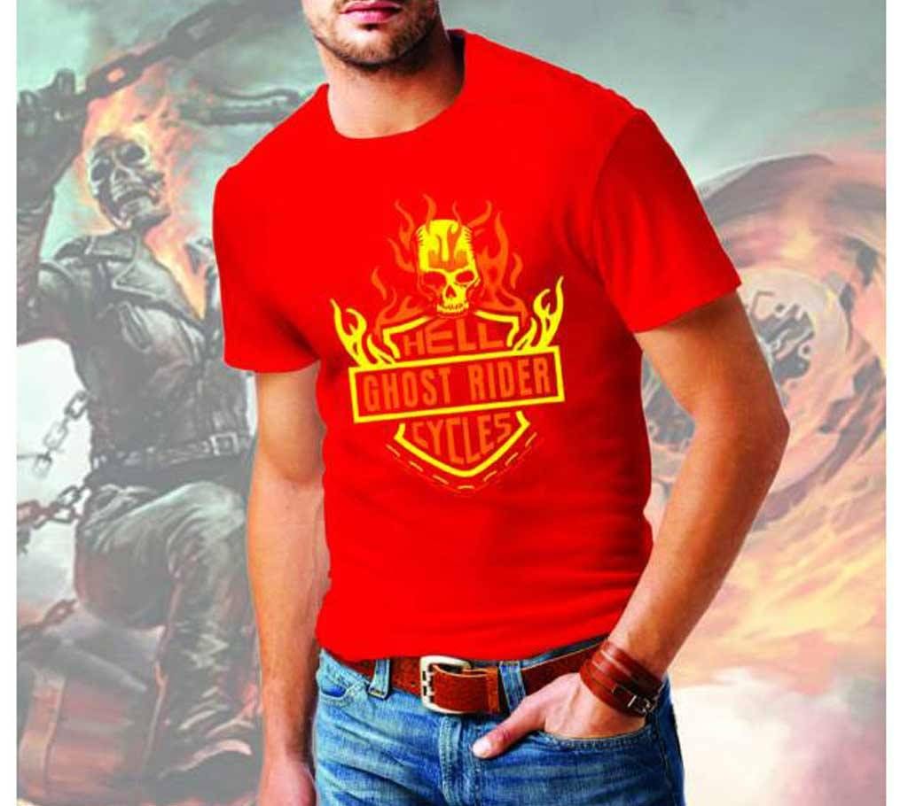 Ghost Rider Menz Half Sleeve T Shirt
