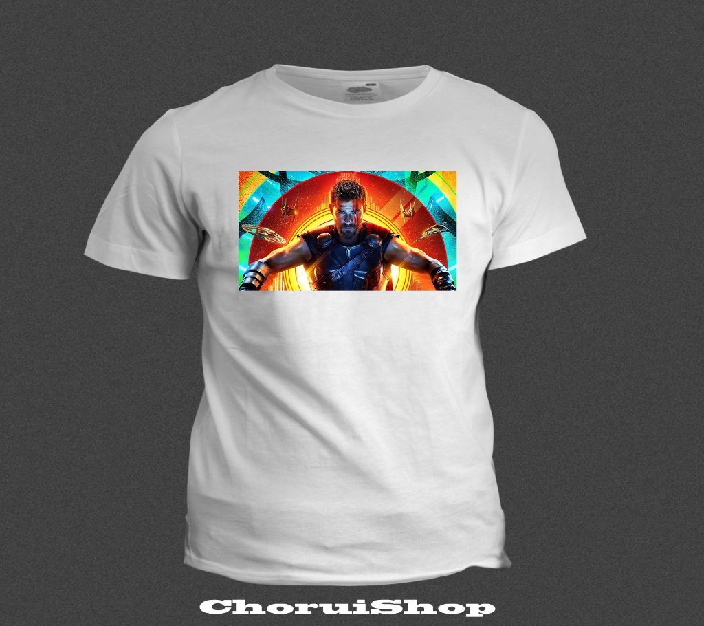 Thor Ragnarok Cotton T-shirt - White