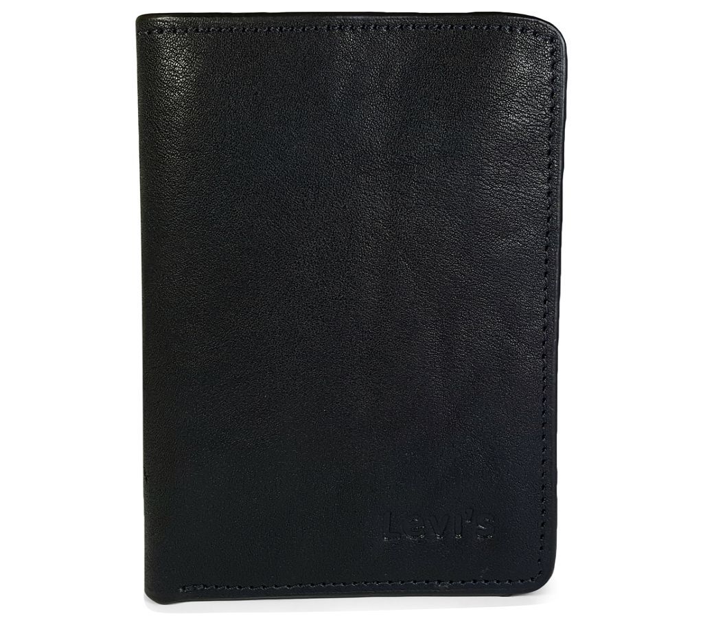 Black Leather Wallet for Men-0371WLT-1