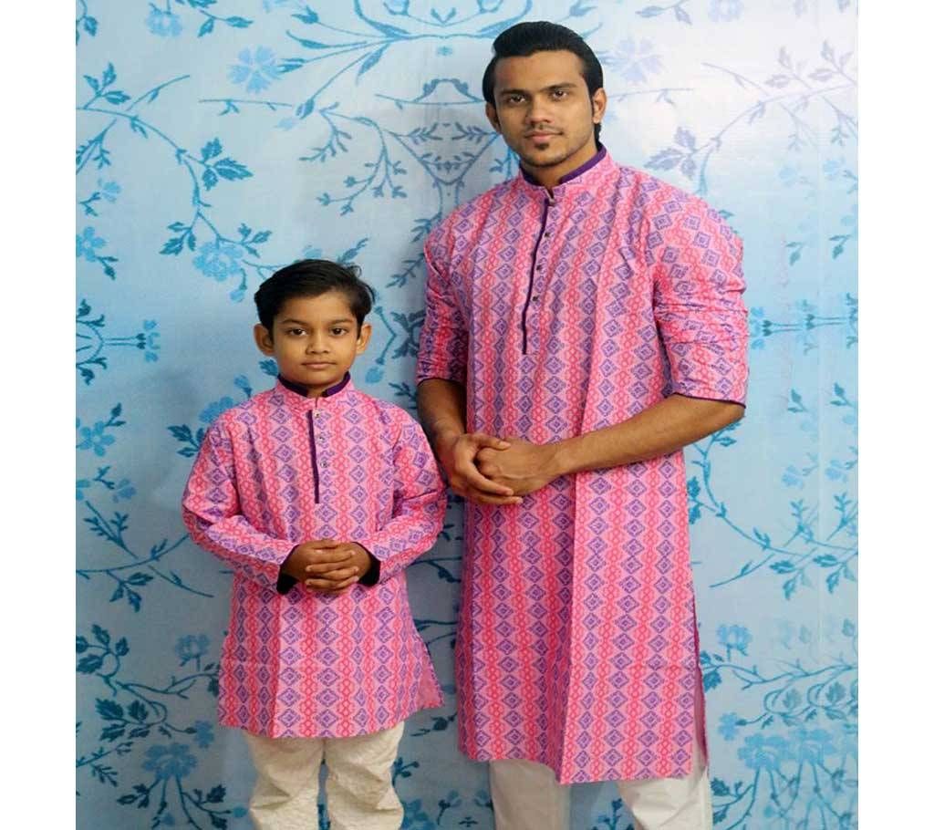 Kid's & papa Panjabi and Payjama Set by Ritzy