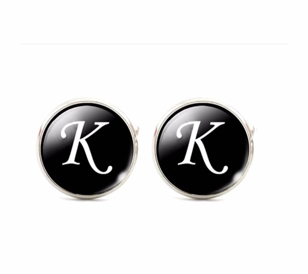 2pcs Silver Plated Vintage 16mm Round Cuff Link