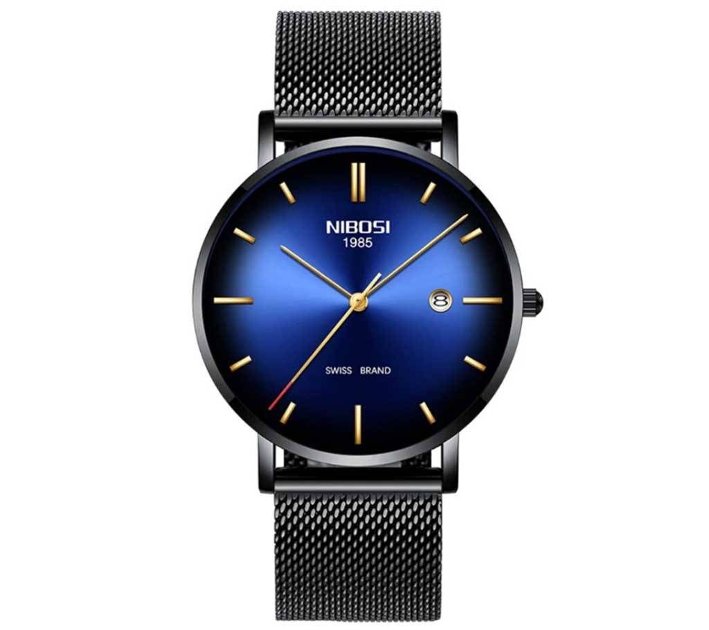 NIBOSI NI-2362 Waterproof Ultra Thin Quartz Watch for men
