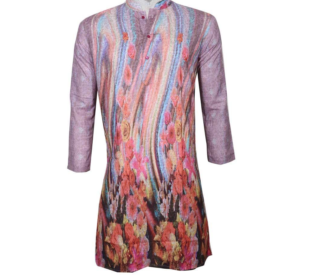 Semi Long Indian Cotton Punjabi